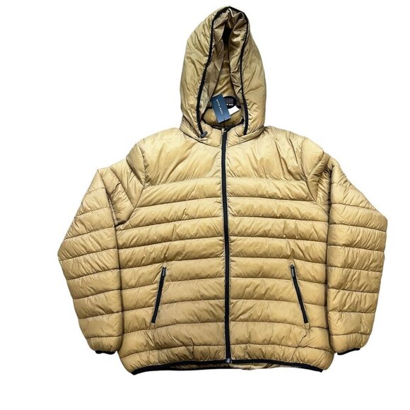 PERRY ELLIS Mens XXL Elmwood Lightweight Hooded Puffer Jacket - Picture 2 of 7